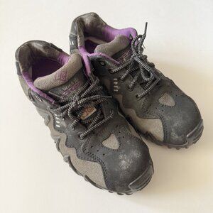Terra Womens Spider Black Grey Safety Shoes